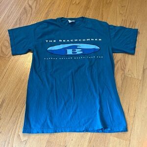 Beachcomber T-Shirt teal short sleeve size small